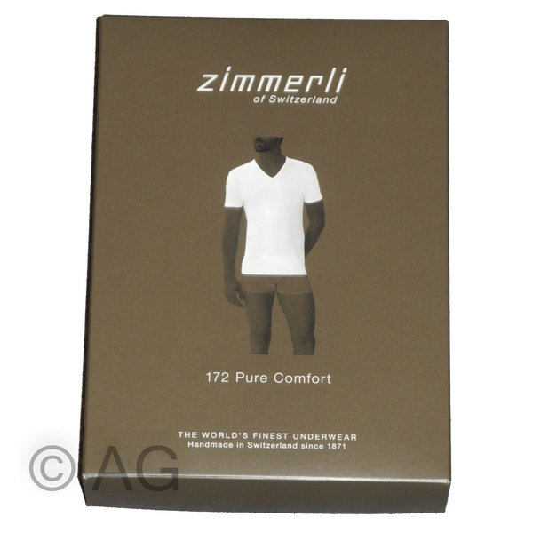 Herren-Unterhemd von Zimmerli - handgefertigt - weiß