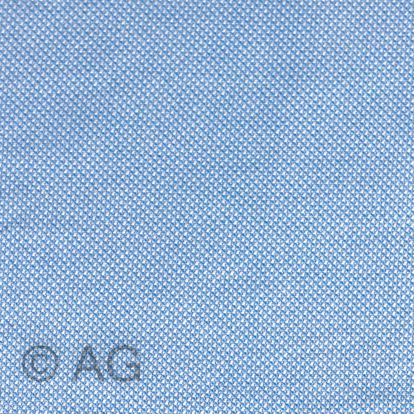 Herrenoberhemd - Maßanfertigung - Stoff: Oxford, hellblau auf weiß (20G41/10)